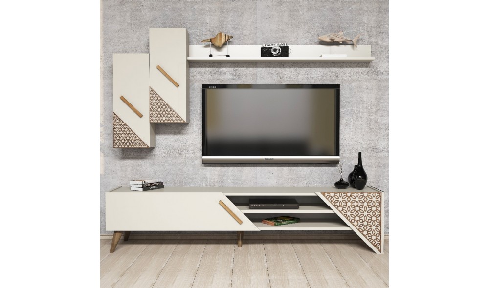 Unitate TV Beril - Crema 180 x 40 x 37 cm