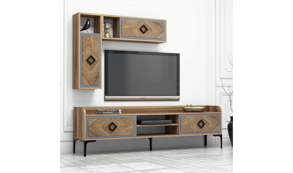 Unitate TV Samba - Albastru 180 x 52 x 35 cm