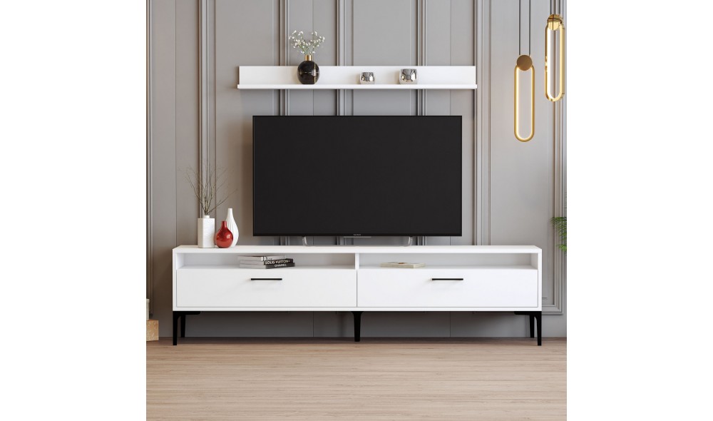 Unitate TV Istanbul - Alb 180 x 47 x 35 cm