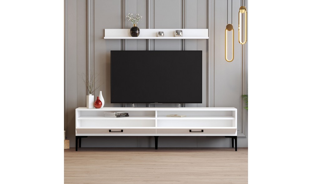 Unitate TV Istanbul - Alb 180 x 47 x 35 cm