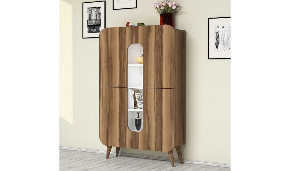 Comoda multifunctional Al meu - Nuc, Alb 93 x 144 x 31 cm