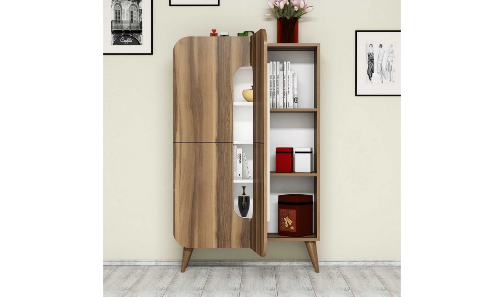 Comoda multifunctional Al meu - Nuc, Alb 93 x 144 x 31 cm