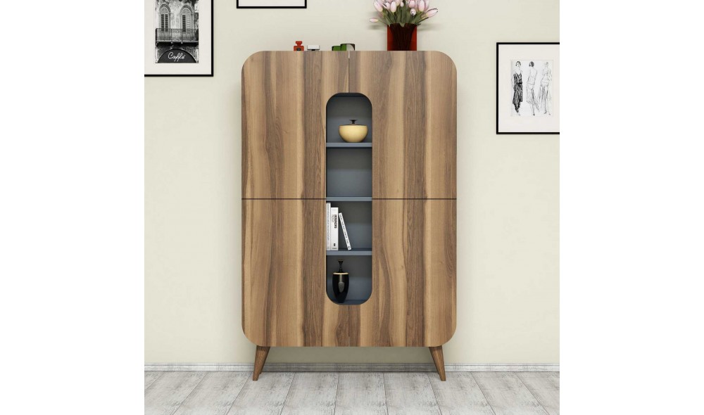 Comoda multifunctional Al meu - Nuc, Albastru 93 x 144 x 31 cm