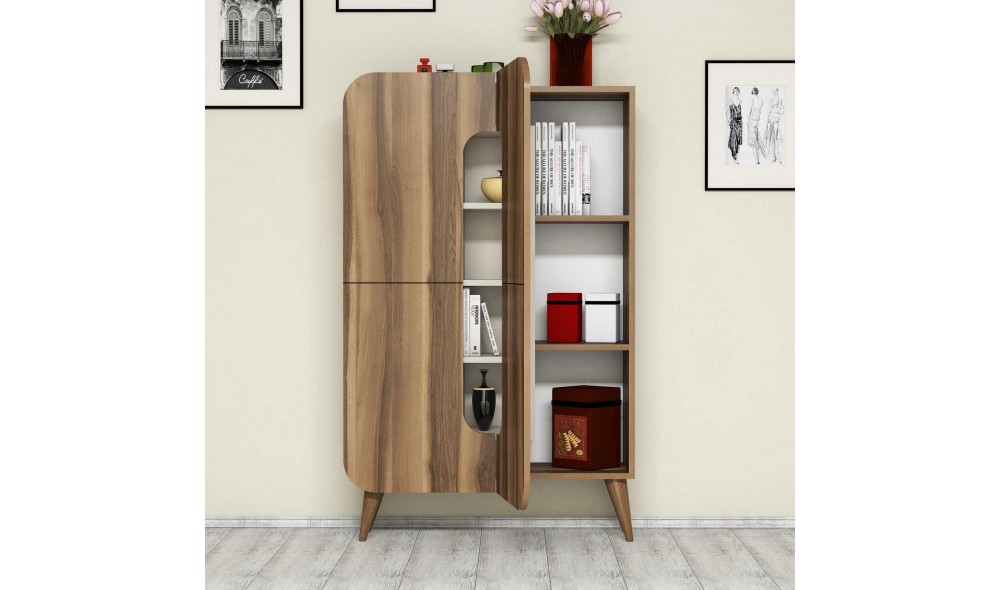 Comoda multifunctional Al meu - Nuc, Smantana 93 x 144 x 31 cm