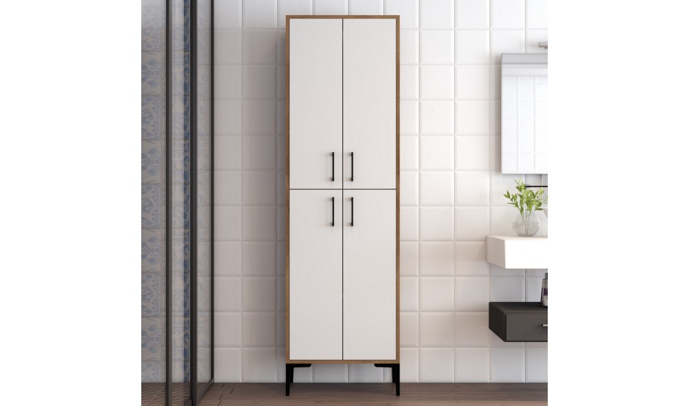 Comoda multifunctional Berlin A - Nuc, Alb 60 x 200 x 35 cm