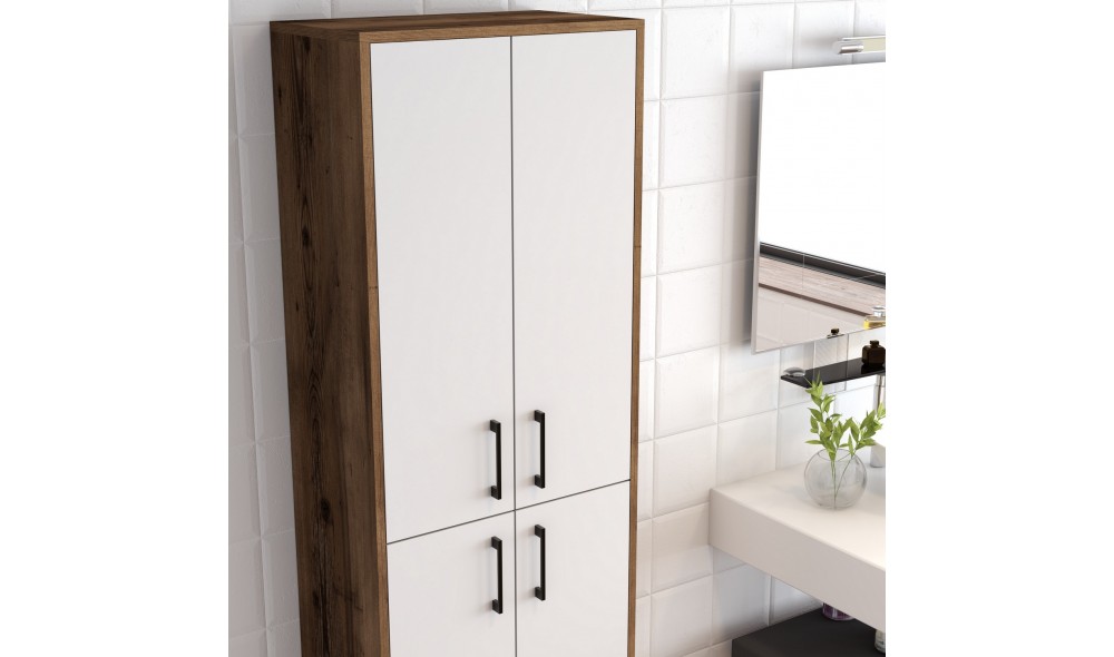 Comoda multifunctional Berlin A - Nuc, Alb 60 x 200 x 35 cm