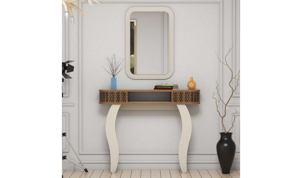 Bufet Damla - Crema 105 x 85 x 30 cm