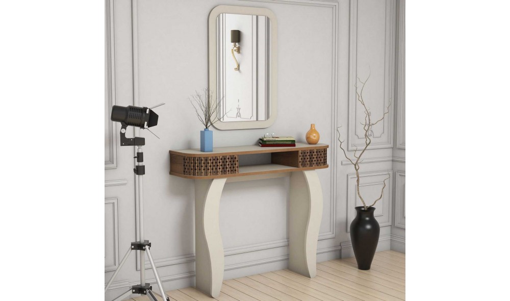 Bufet Damla - Crema 105 x 85 x 30 cm