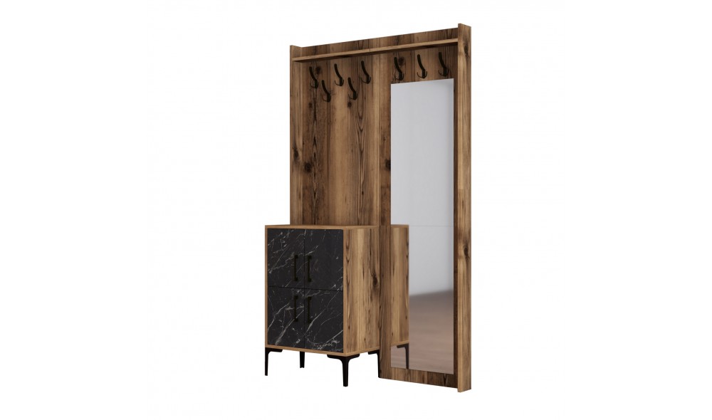 Sala Stand Berlin BC - Nuc, Marmura Neagra 120 x 200 x 35 cm