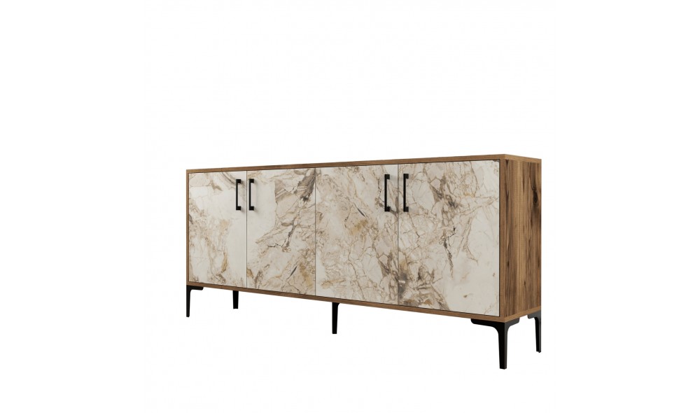 Consola Kiev - Nuc, Marmura Alba 180 x 78 x 35 cm