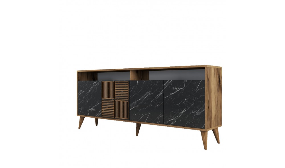 Consola Milano - Nuc, Marmura Neagra 180 x 78 x 35 cm