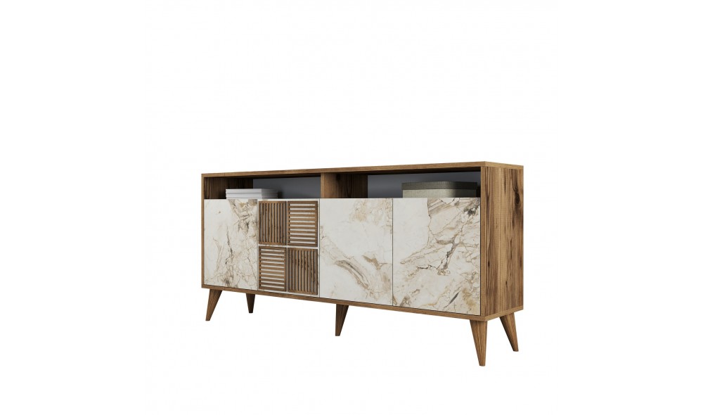 Consola Milan 160 - Nuc, Marmura Alba 160 x 78 x 35 cm