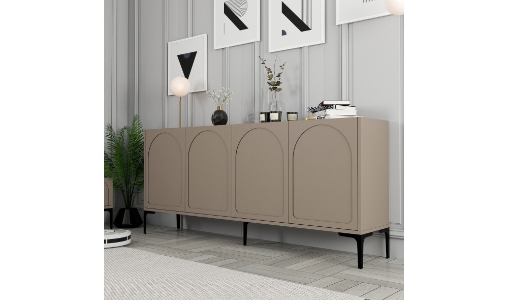 Consola, Lyon 79, AtlasNegru, 180 x 79 x 35 cm