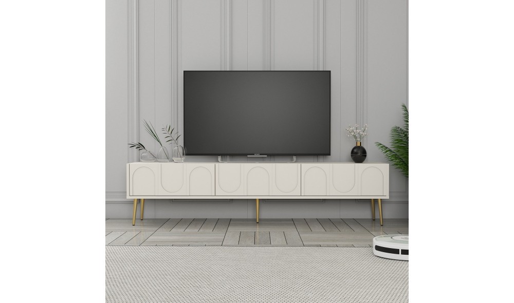 Suport TV, Lyon 43, CremaAur, 180 x 43 x 35 cm