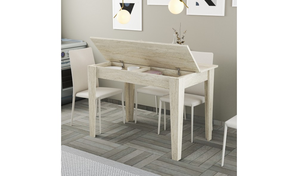 Masa de bucatarie, Kiev, Travertin, 110 x 75 x 72 cm