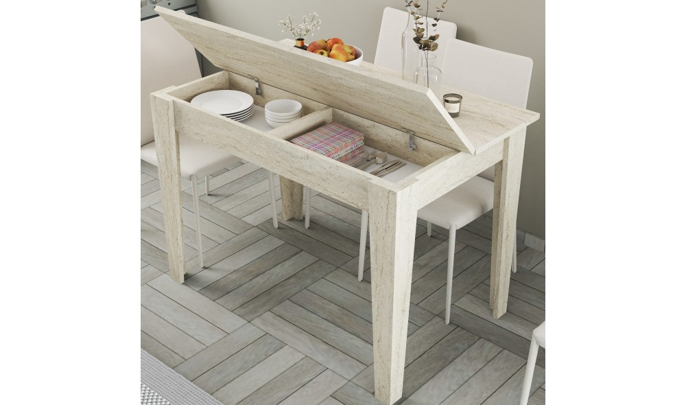 Masa de bucatarie, Kiev, Travertin, 110 x 75 x 72 cm