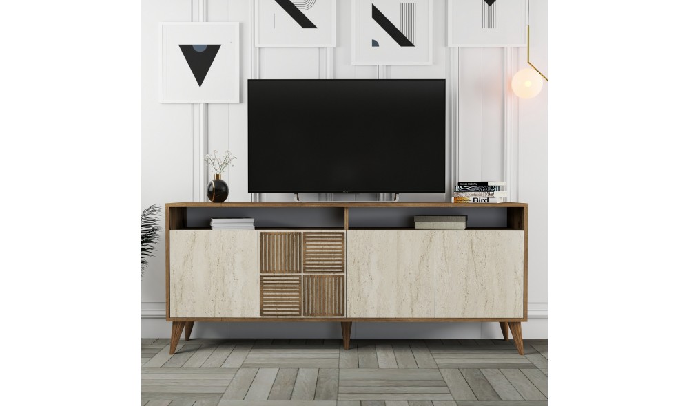 Consola, Milan, NucTravertin, 180 x 78 x 35 cm