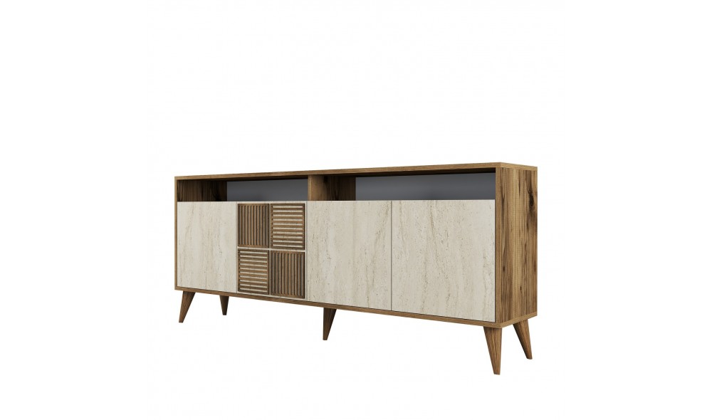 Consola, Milan, NucTravertin, 180 x 78 x 35 cm