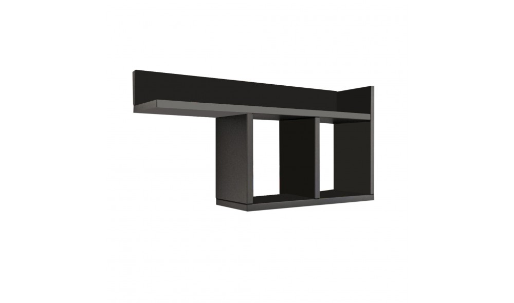 Raft de perete Camera - Antracit 72 x 37 x 18 cm