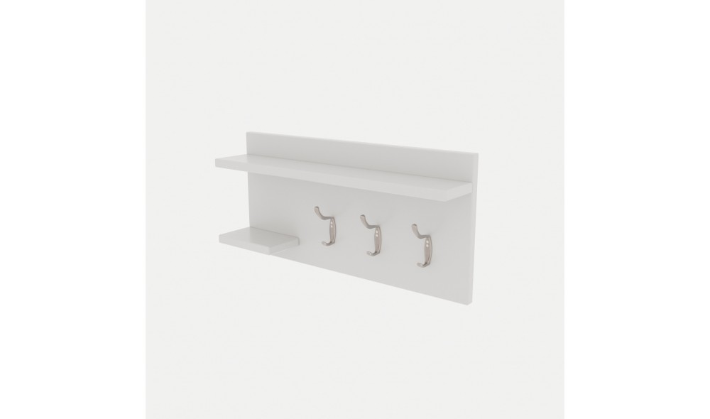Raft de perete Tarcin - Alb 62 x 30 x 12 cm