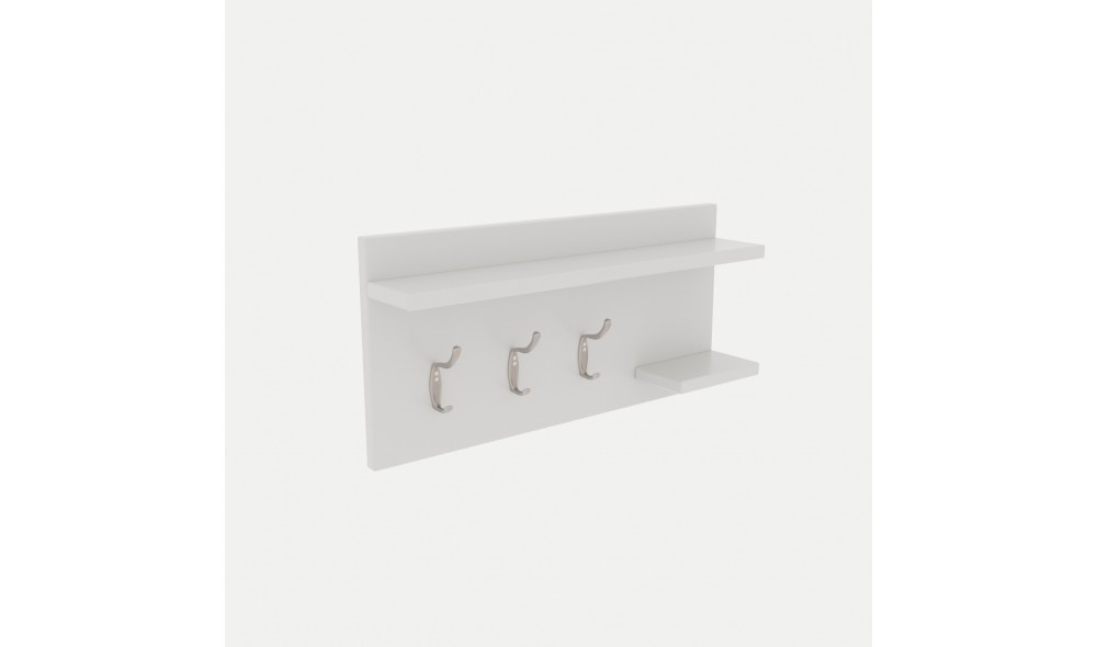 Raft de perete Tarcin - Alb 62 x 30 x 12 cm