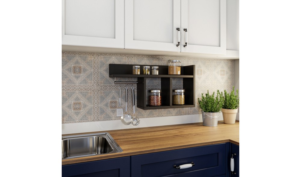 Raft de perete Pare - Antracit 72 x 37 x 18 cm