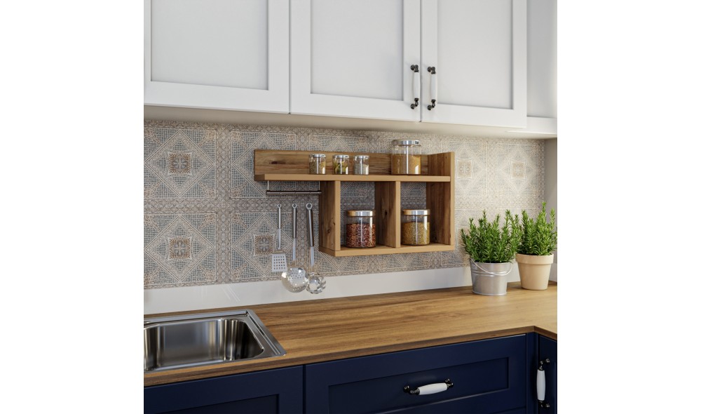 Raft de perete Pare - Pin 72 x 37 x 18 cm