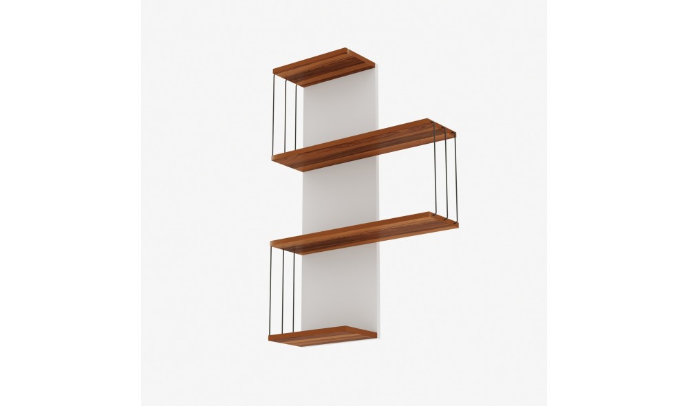 Raft de perete Cambel - Pin 64 x 96 x 19 cm