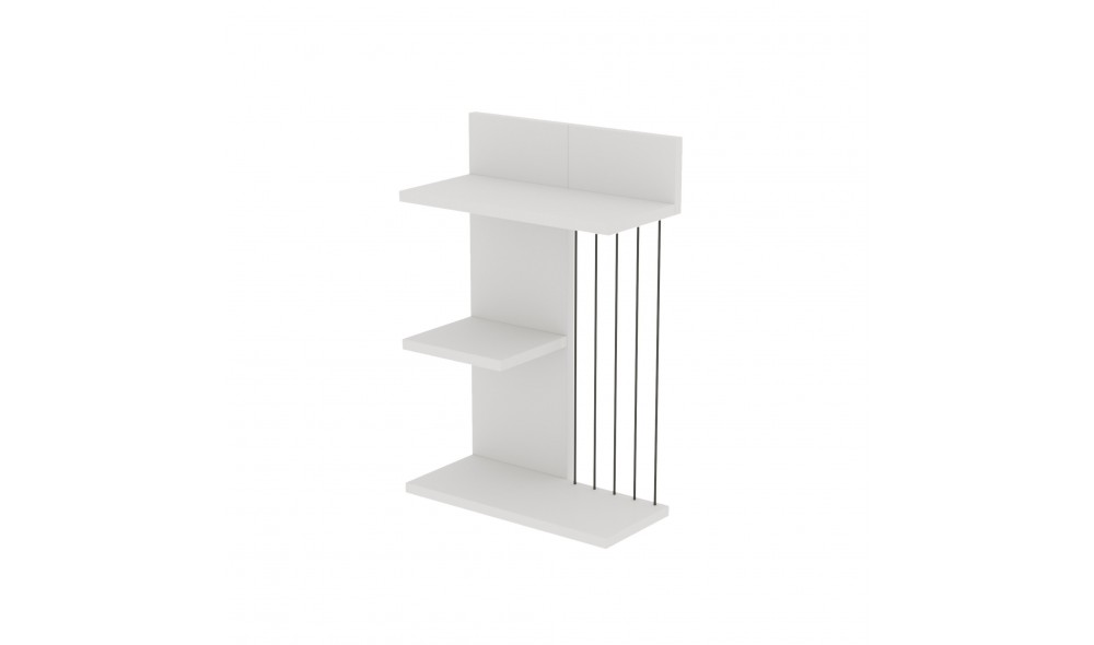 Raft de perete Kinik - Alb 40 x 60 x 19 cm