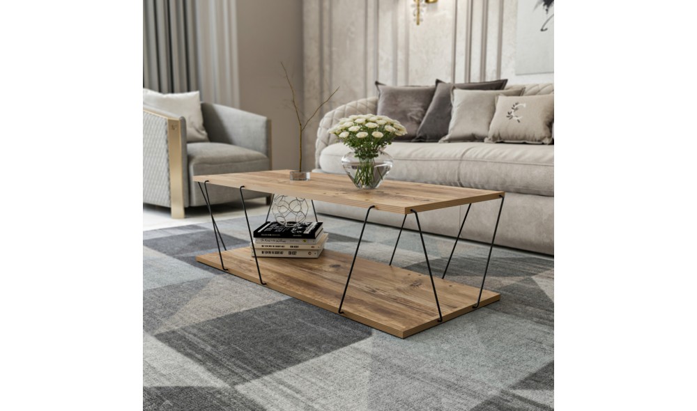 Masuţa de cafea Labranda - Pin 120 x 30 x 50 cm