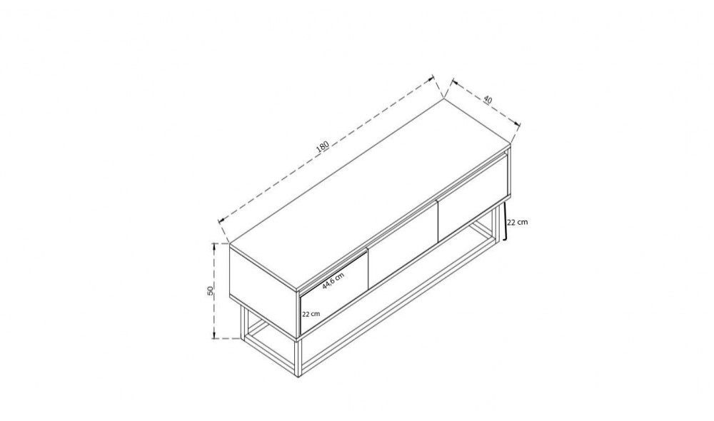 Suport TV Tilsim 180 180 x 50 x 40 cm