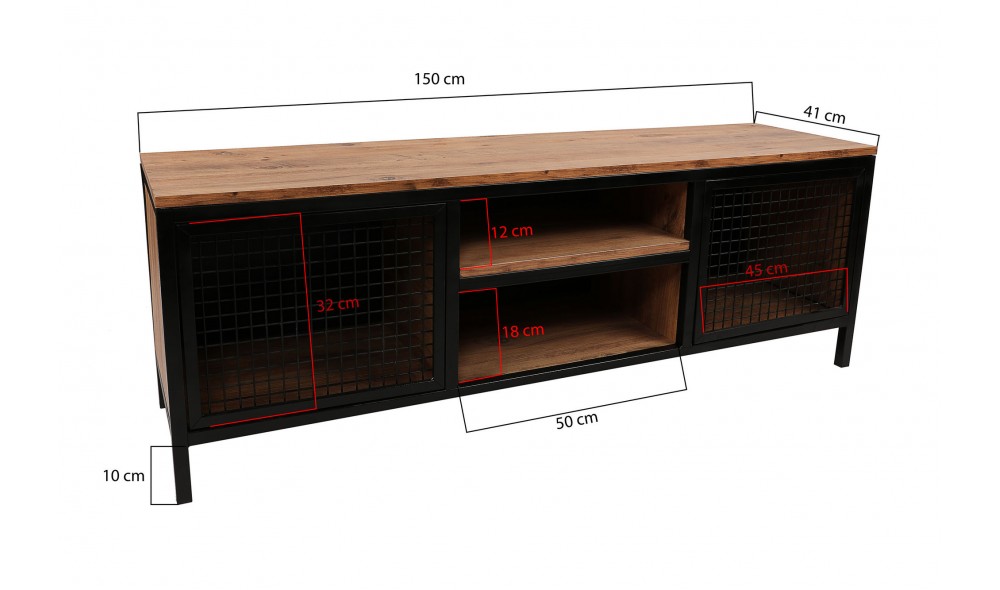 Suport TV Zeno 150 x 47 x 40 cm