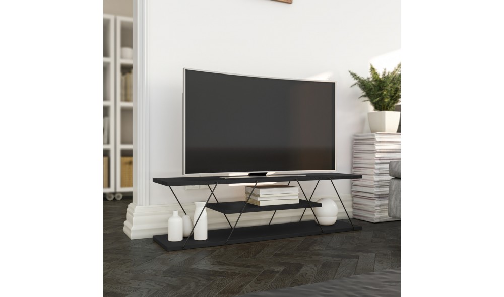 Suport TV Canaz - Antracit, Gri 120 x 33 x 30 cm