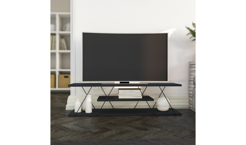 Suport TV Canaz - Antracit, Gri 120 x 33 x 30 cm