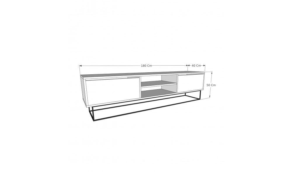 Suport TV Evadare 180 - Rebab 180 x 50 x 40 cm