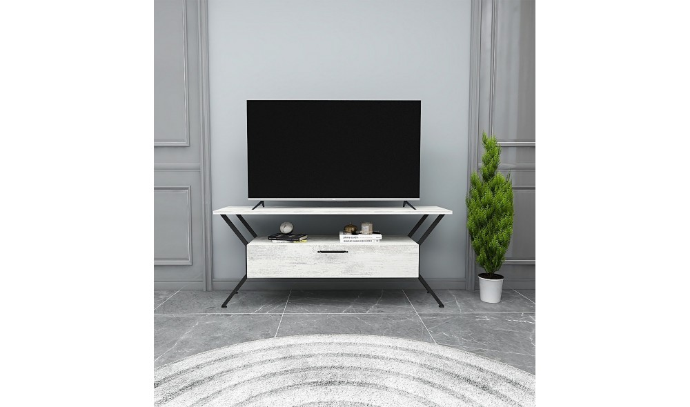 Suport TV Tarz - Cristal 124 x 54 x 35 cm