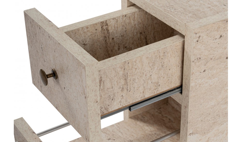 Dulap de baie, Calencia, Travertin, 20 x 55 x 60 cm