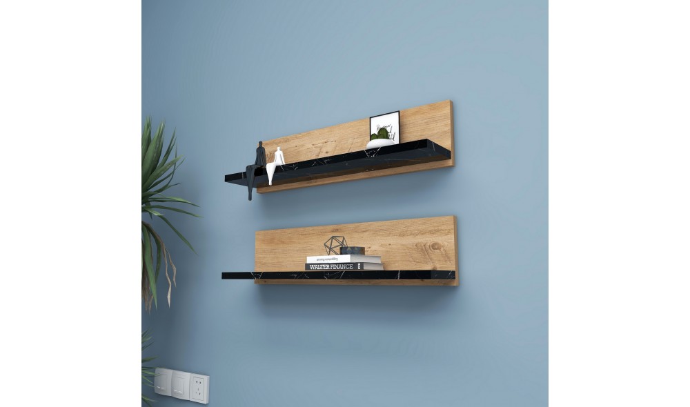 Raft de perete Raft - negru