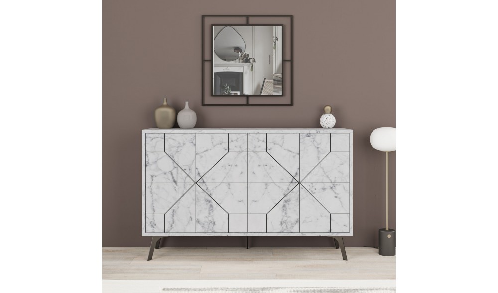 Consola Duna - Carrara 123 x 62 x 35 cm