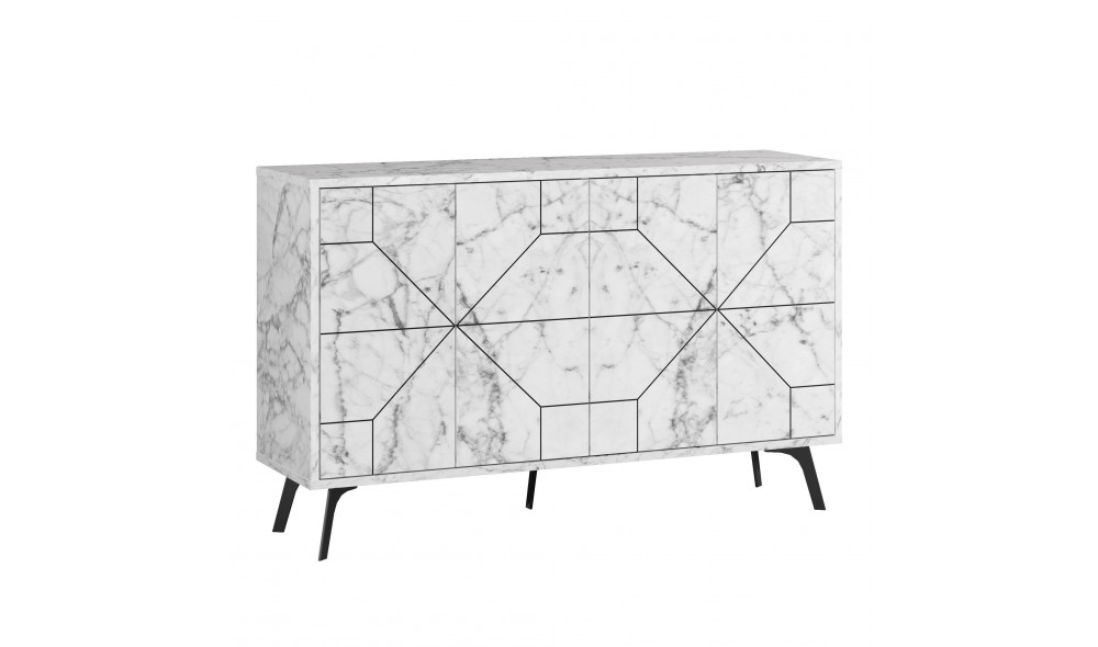 Consola Duna - Carrara 123 x 62 x 35 cm