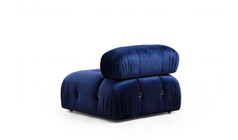 Canapea de coltar Bubble Velvet Blue L1-O1-1R-PUF