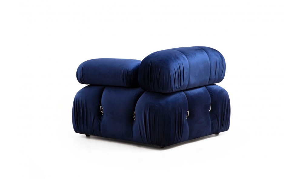 Canapea de coltar Bubble Velvet Blue L1-O1-1R-PUF