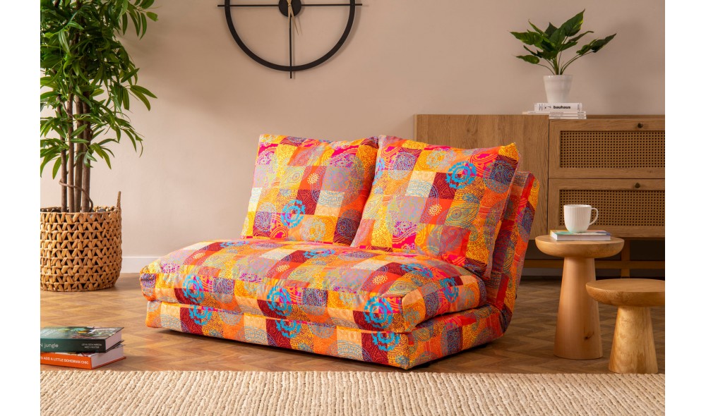 Canapea extensibila cu 2 locuri Taida - Patchwork