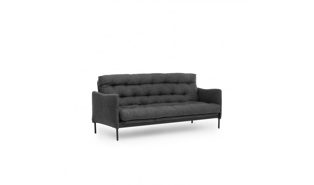 Canapea extensibila cu 3 locuri Renge - Gri inchis Canapea extensibila cu 3 locuri Renge - Gri inchis