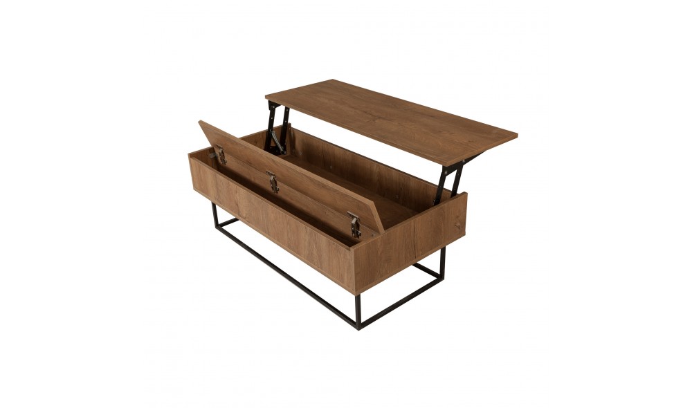 Masuta de cafea, Est, NucNegru, 120 x 43 x 60 cm