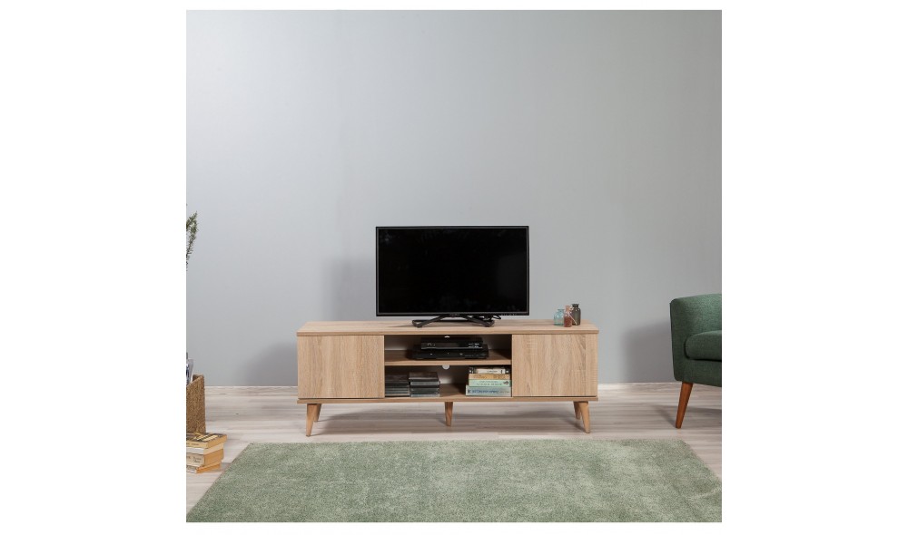 Suport TV, Truva - 200, Stejar Sonoma, 140 x 50 x 40 cm