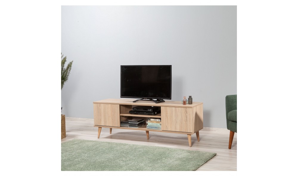 Suport TV, Truva - 200, Stejar Sonoma, 140 x 50 x 40 cm