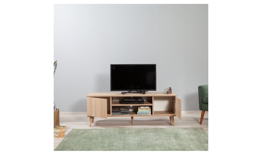 Suport TV, Truva - 200, Stejar Sonoma, 140 x 50 x 40 cm