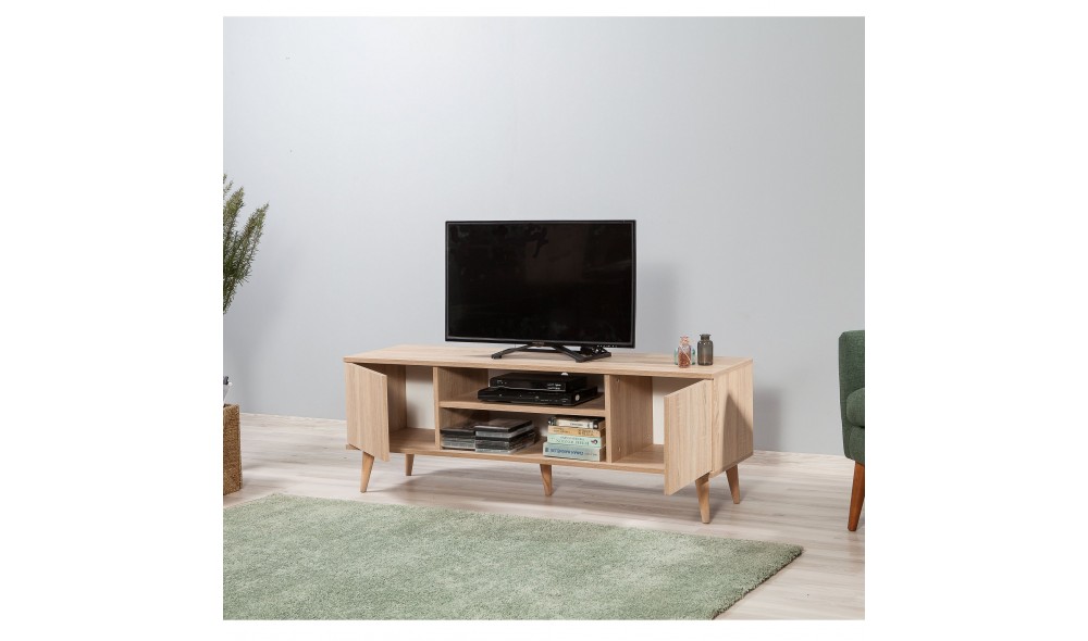 Suport TV, Truva - 200, Stejar Sonoma, 140 x 50 x 40 cm