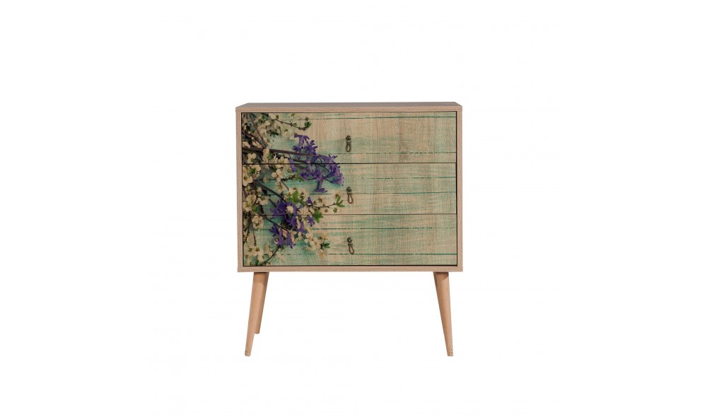 Comoda, Trio - 727, Stejar Sonoma, 80 x 90 x 40 cm